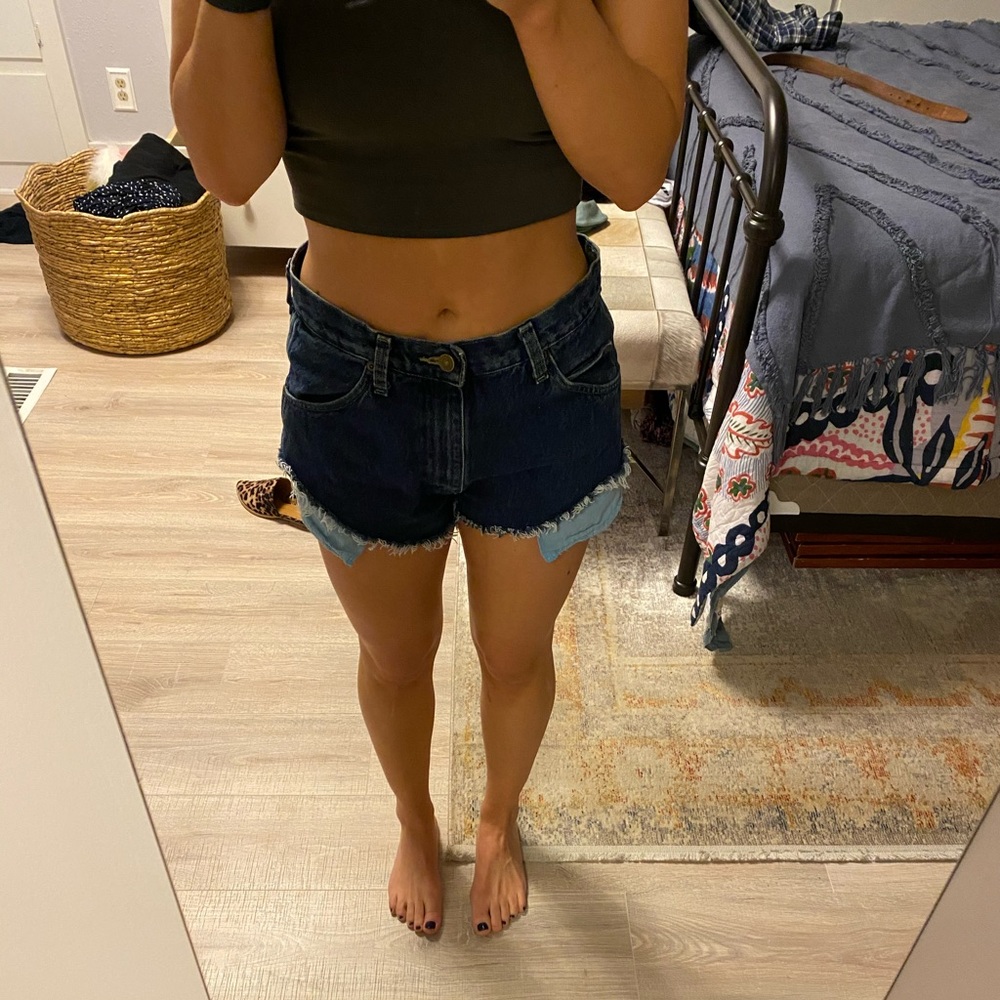 ❤️Wrangler Jean cut off shorts high waisted